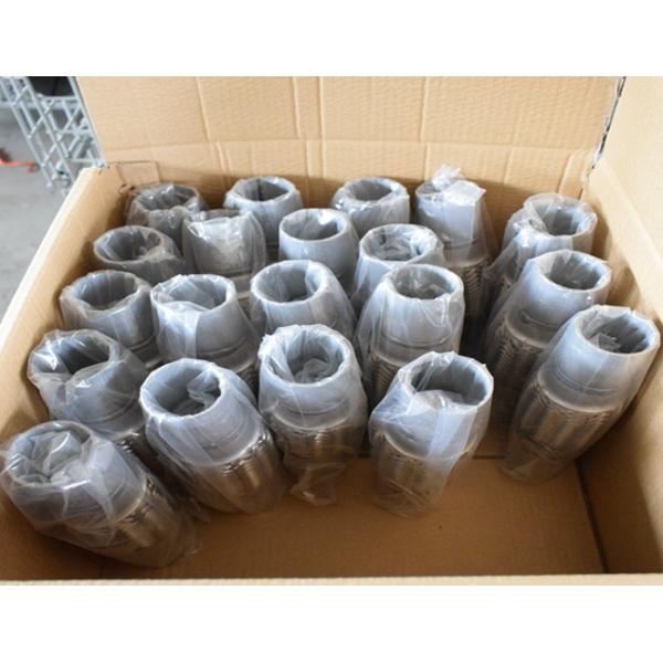 Piezas de acero inoxidables del extractor del motor auto tubo de escape flexible de 51 x de 150m m