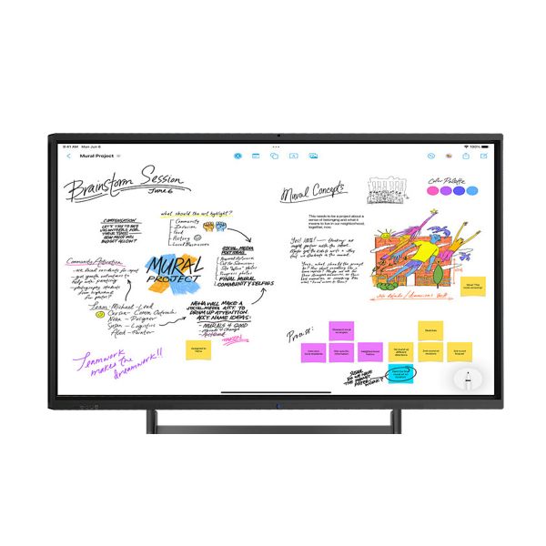 Smart Interactive Flat Panel All In One Touch Whiteboard For Real 55 inch