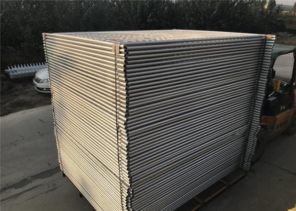 14 microns /100gsm pre-gal 3.00mm wire spacing 60mm x 150mm Outer 32mm*1.4mm 2100mm*2400mm light duty temp fence panels