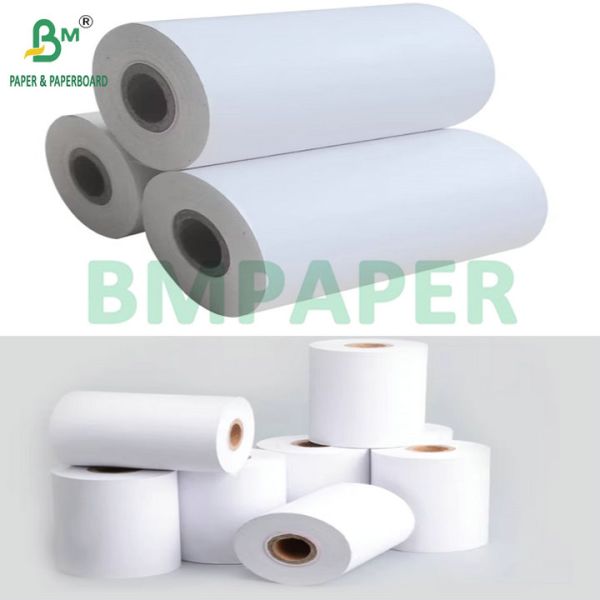 48gsm 640mm Jumbo Roll Thermal Paper For Carton Sticker Label