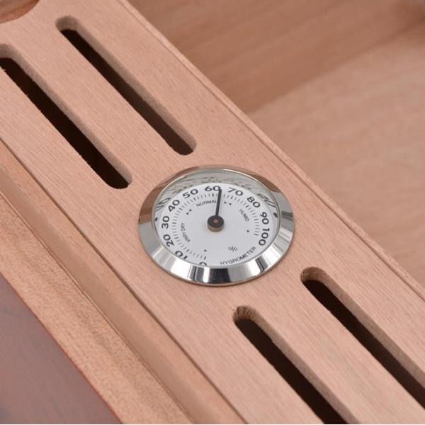 Handcrafted Luxury Cigar Humidor Spanish Cedar Cigar Case Box With Tray