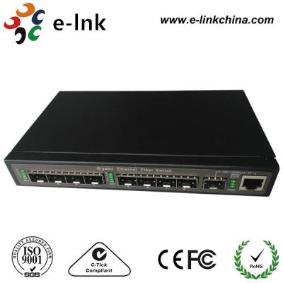 Interruptor multimodo dos ethernet da fibra ótica do gigabit
