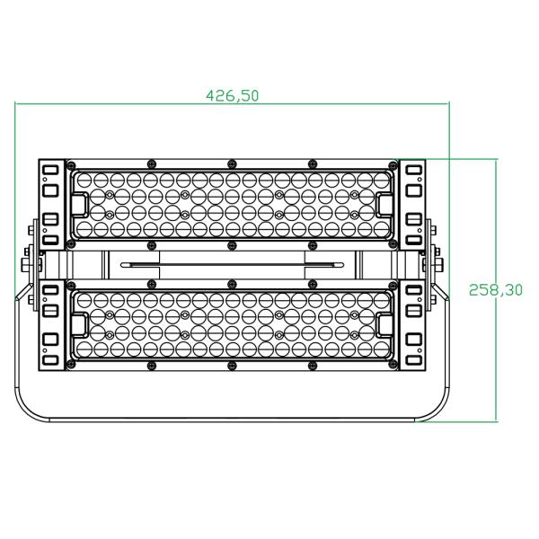 Waterproof Led Field Lights Ip66 IK08 Led Stadium Flood Lights For Sports Billboard Garage