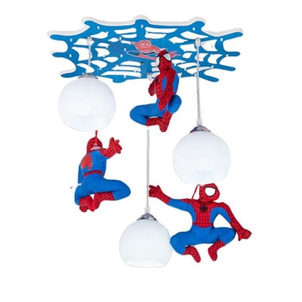Indoors Spider Man Cartoon Children Led Wall Lamps Protection Eyeshield Decorative