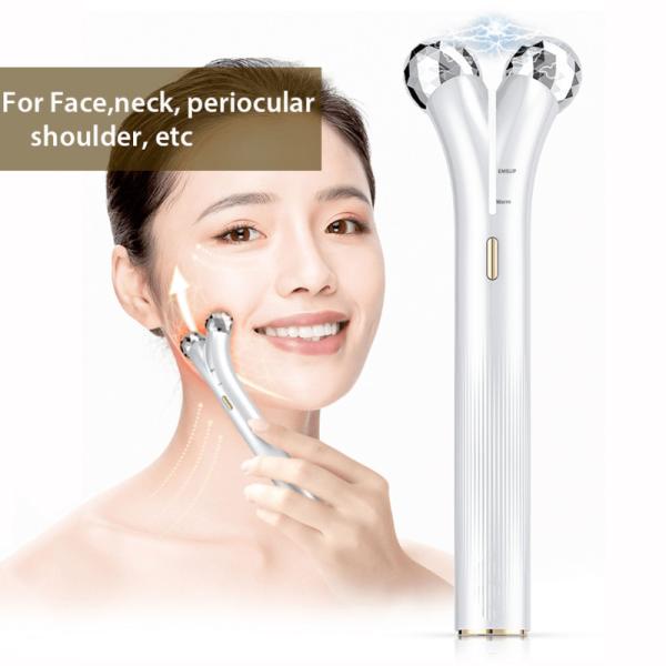 3D Face And Neck Lifting Massager EMS 360 Rotate Y Shape Massage Roller Wrinkle Remover