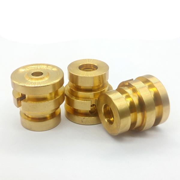 H59 H62 Lead Free Copper CNC Turned Components Non Standard Brass Metal Turned Parts