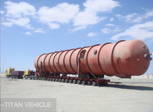 Turntable Bolster Gooseneck Modular Trailer for carrying 120 ton 200 ton tank