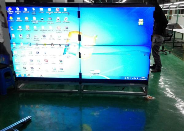 40 To 55 HD Indoor LED Video Wall Floor Stand With VGA / DVI / HDMI Signal