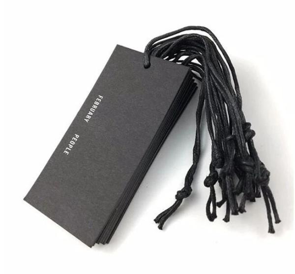 Printed Personalized Promotional Gifts Custom Hang Tags for Garment Bag Shoes