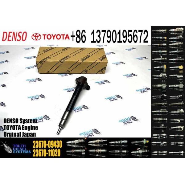 295700-0560 23670-0E020 23670-09430 23670-19025 23670-11020 Diesel Common Rail Fuel Injector for toyota Fortuner 1GD-FTV