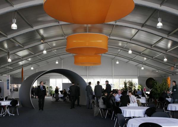 500 People Clear Tents For Weddings With Transparent PVC Roof Steel Frame Structure