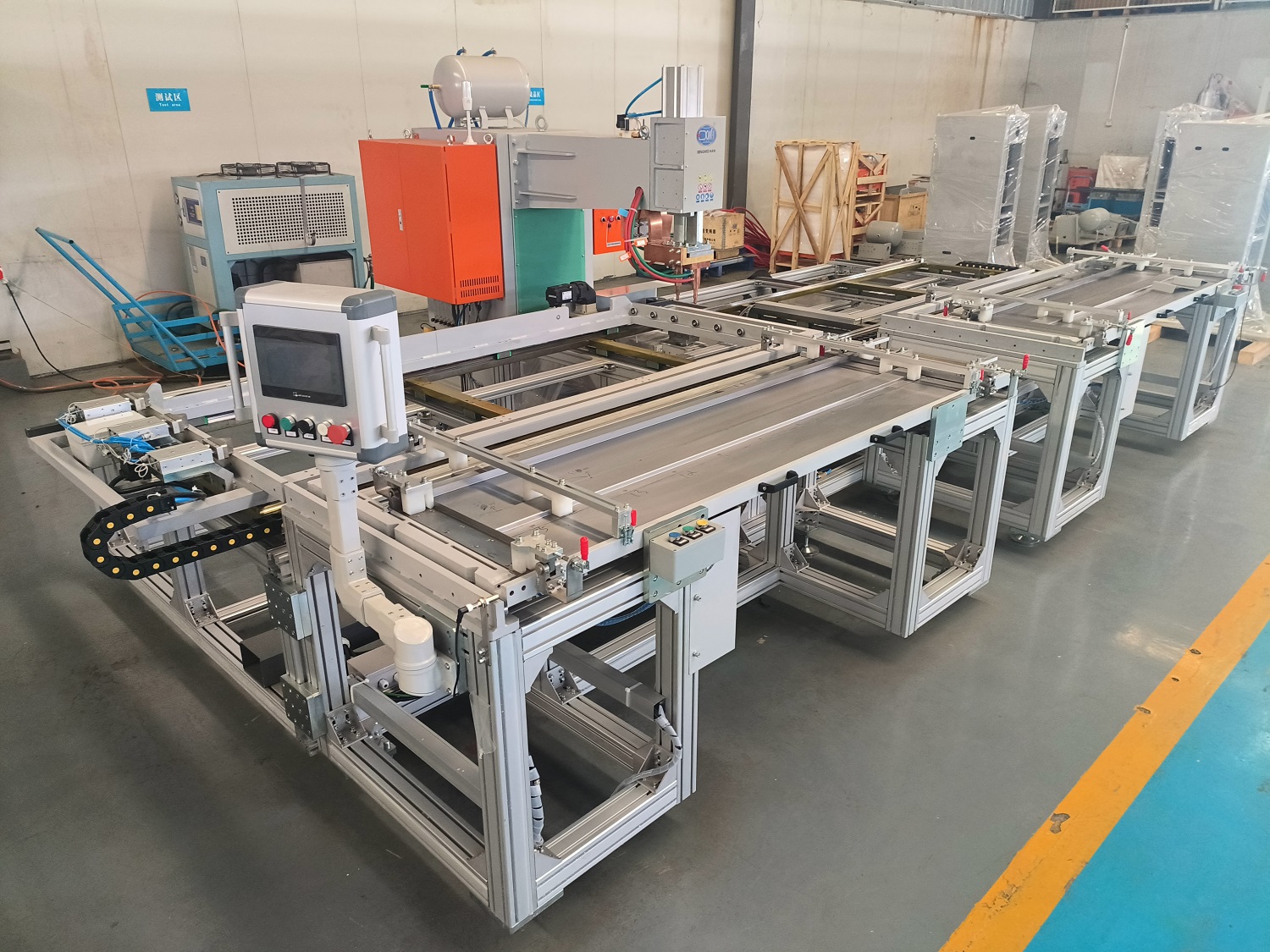 Automatic CNC XY Axis MFDC Spot Welding Machine for Sheet Metal Production