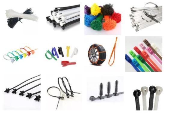 CE-одобрение самозамыкающиеся нейлон 66 многоразовые кабельные галстуки пластиковые кабельные решетки