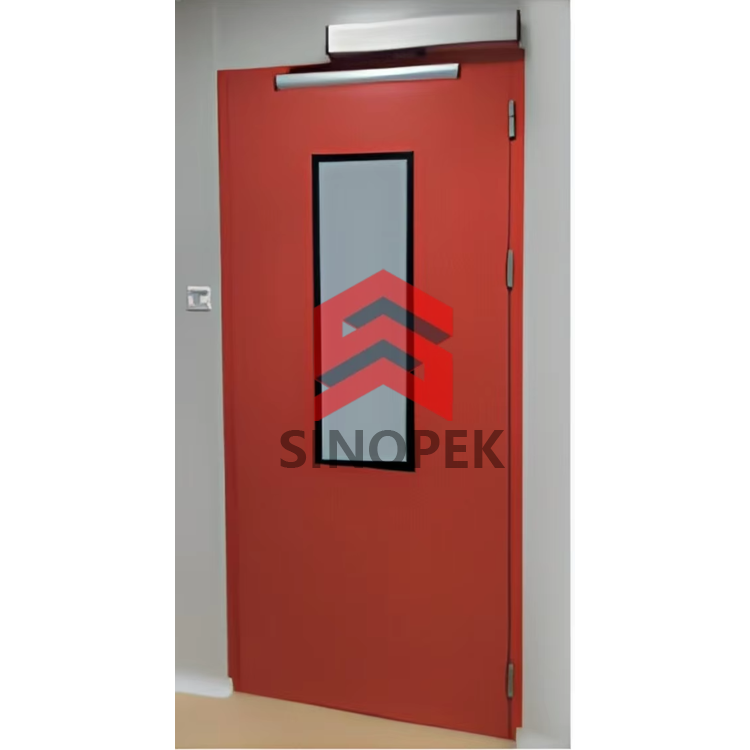 Electric Airtight Hinged Cleanroom Door | Automatic Operation | GMP Standard