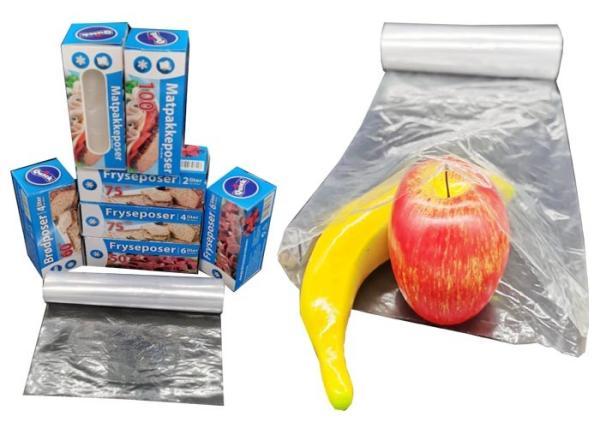 Heavy Duty 14x20 Inch Clear Food Storage Bags Continuous Poly Roll
