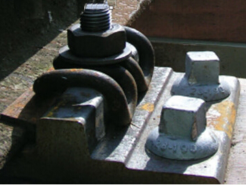 Square Head / Rectangle Head Railway Sleeper Screws / Rail Screw Nail For Rail Track