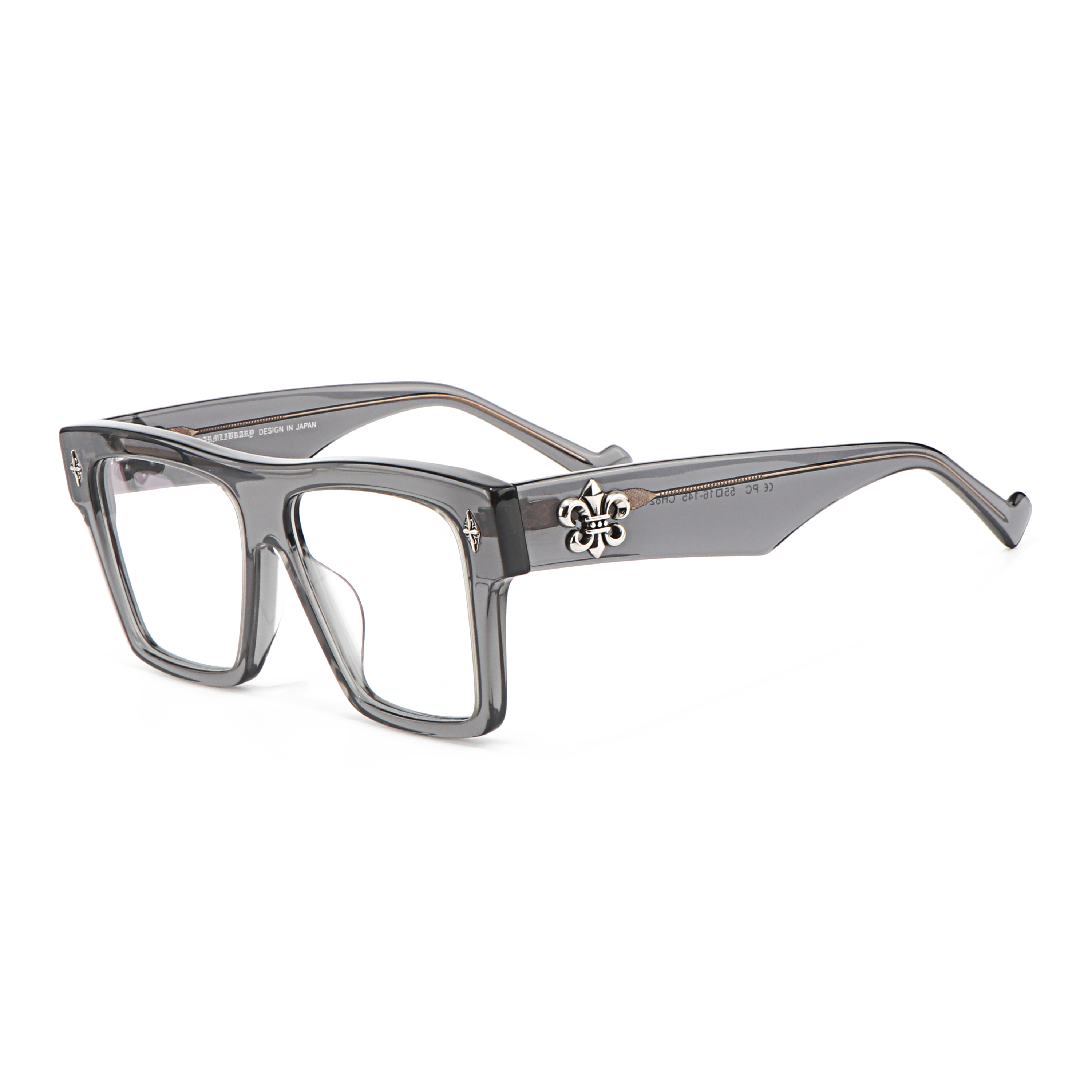 Cool Handsome Thick Black White Transparent Full Rim Durable Optical Prescription Presbyopia Glasses Eyeglasses Frames for Men
