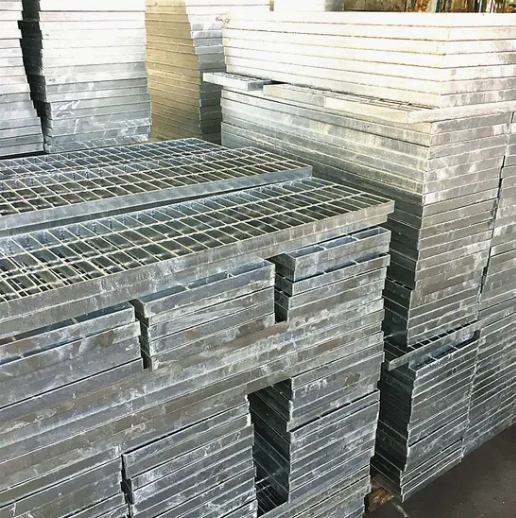 Heavy Duty Galvanized Steel Welded Serrated Anti-slip Trench Cover Floor Bar Grating