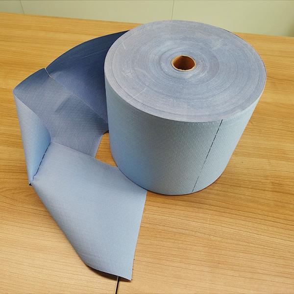 125gsm Industrial Wipes 900pcs Jumbo Canvas Paper Roll White For Workshop
