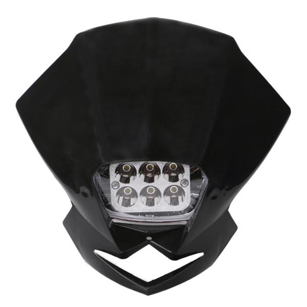 Universal Fan-Shaped LED Lights for Motorcycle Headlight Customized Modification