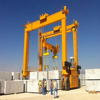 Straddle Carrier Rubber Tyre Gantry Crane Mobile Container Crane 35 ton 41 ton
