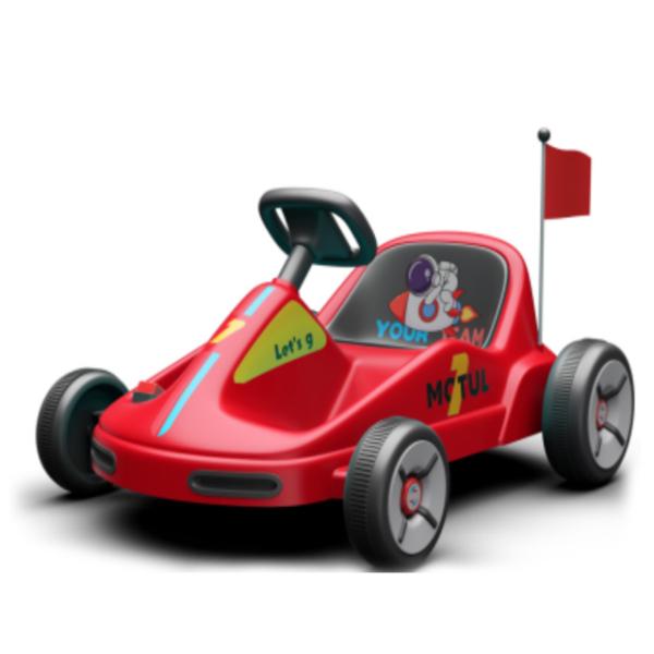 2024 Ride On Toy 2.4G Kart de control remoto con pantalla de potencia y ajuste de volumen