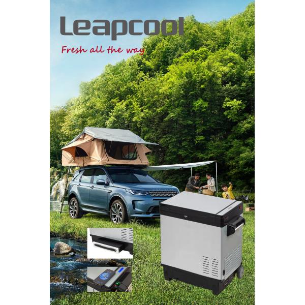 Congélateur extérieur à roues DC 12V/24V AC 100V-240V réfrigérateur compresseur portable