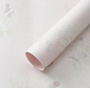 Hot gold jade flower edge art waterproof floral arrangement flower packaging paper
