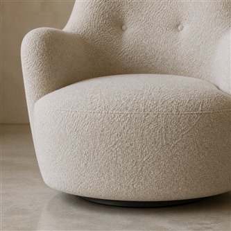 Contemporary Two-Button 1-Seater Swivel Lounge Chair TR-H005