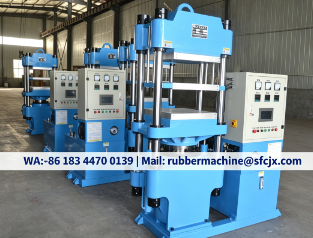 PLC Control 2RT/3RT Rubber Vulcanizing Press with 1.00 MN Total Pressure and Electric Heating for Silicone Products