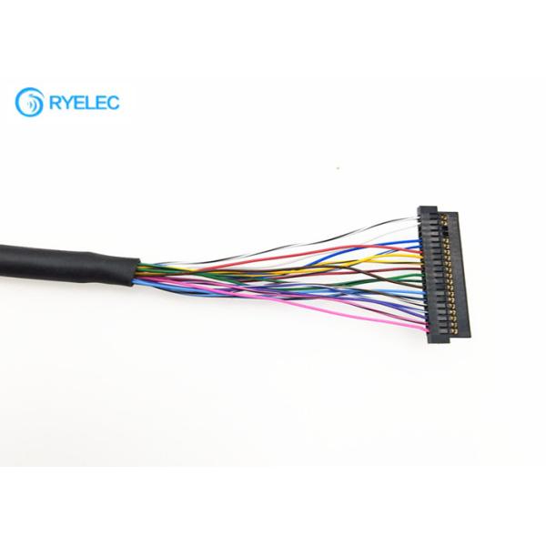 Hirose 40 Pin DF13 Connector LVDS Cable Assembly To JAE Hirose FI - S20S 1.25mm Connector