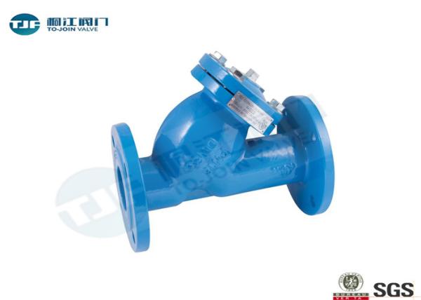 Flanged Y Strainer Valve Cast Steel Manual Operation Type ANSI B16.5