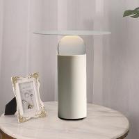 Lámpara de mesa de bolas de cristal postmoderna y sencilla diseño ambiente de la sala de estar y el dormitorio lámpara de mesa decorativa