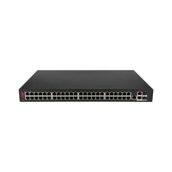 48 PoE Ports 30W Per Port 600W Total Power Gigabit Uplink PoE Fiber Switch