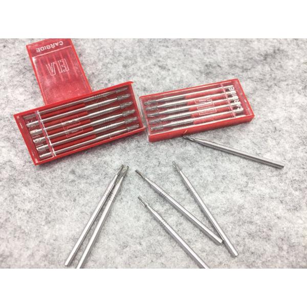 Polishing Tungsten Carbide Bur , Dental Carbide Rotary Burr 2.35mm Shank