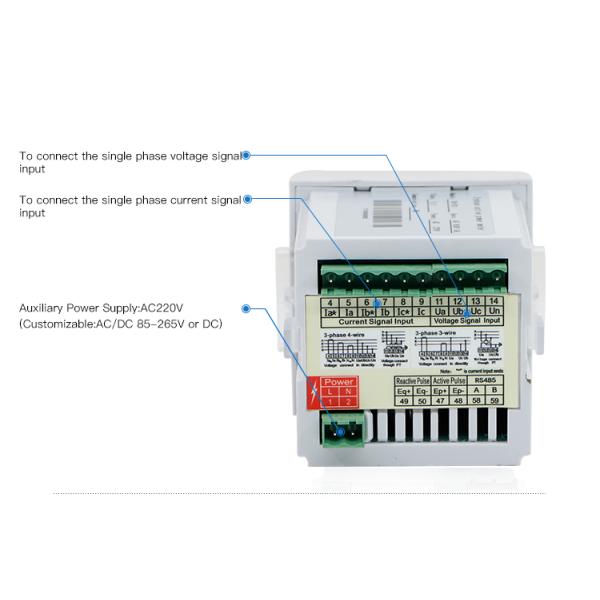 Three Phase LED display Power(Watt) Meter