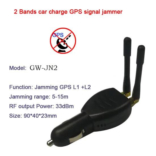 2 Bands GPS L1 L2 1570MHz 15m Anti Tracking Signal Jammer