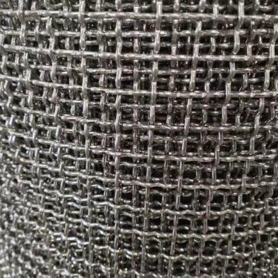 Stock 15m Crimped Wire Mesh Stainless Steel / Copper / Aluminum Woven