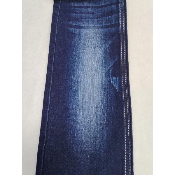 8.8oz Siro Yarn Warp Slub Dark Indigo Denim Fabric 10+10*16/55 Construction For Woman Jeans