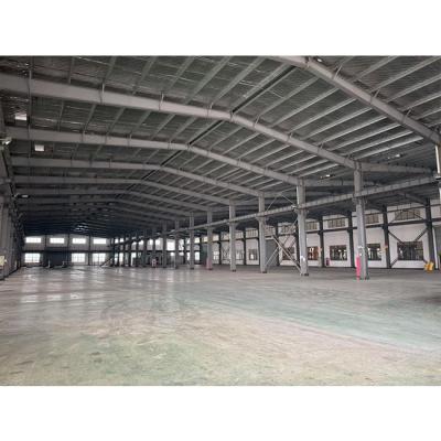 Large Span Prefab Steel Structure Hangar Factory , High Strength Metal Hangar Building