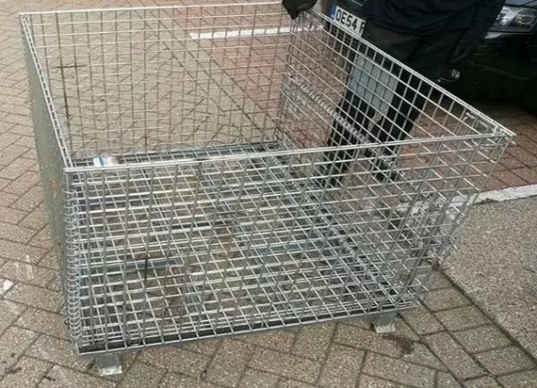 Transportation Welded Wire Mesh Panel Q235 Steel Mesh Storage Cages 50X50mm