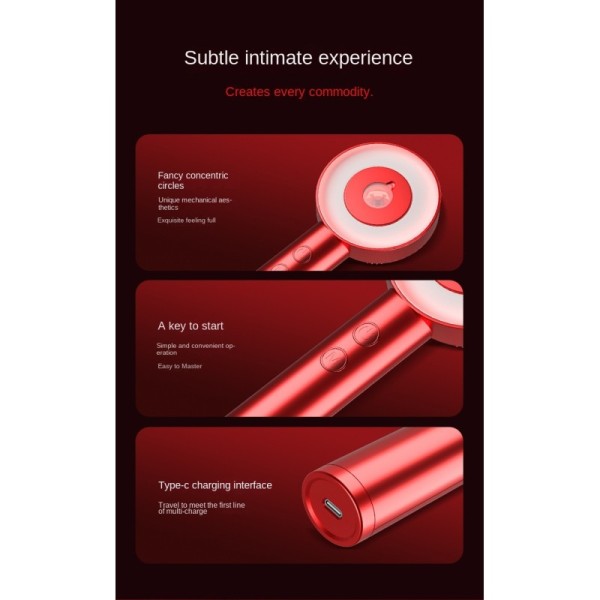 Promote Hair Growth Portable Head Massager Electric Vibration Massage Comb Red Light Micro-current Oil Applicator 1500mA Battery