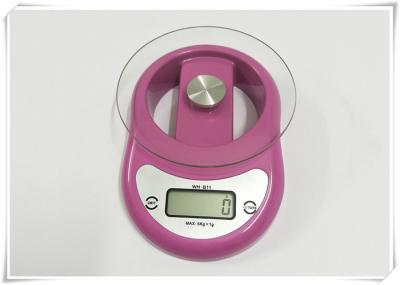ABS Shell Food Weighing Scales , Bright LCD Display Digital Kitchen Scales