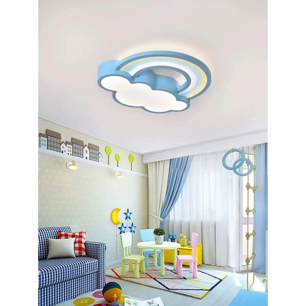 Princess Room Light Fixtures Bedroom And Warm Simple Cartoon rainbow ceiling light(WH-MA-300)