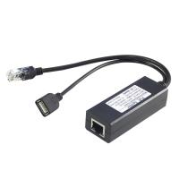 48V から 5V 2.4A PoE スプリッタ USB と RJ45 出力 IEEE 802.3af