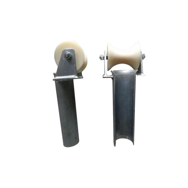 Electrical Steel Cable Entrance Protection Roller Overhead Line Stringing Equipment
