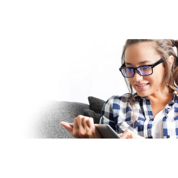 1.56 HMC Blue Cut Prescription Eyeglass Lenses For Anti-Blue Ray Green Coating