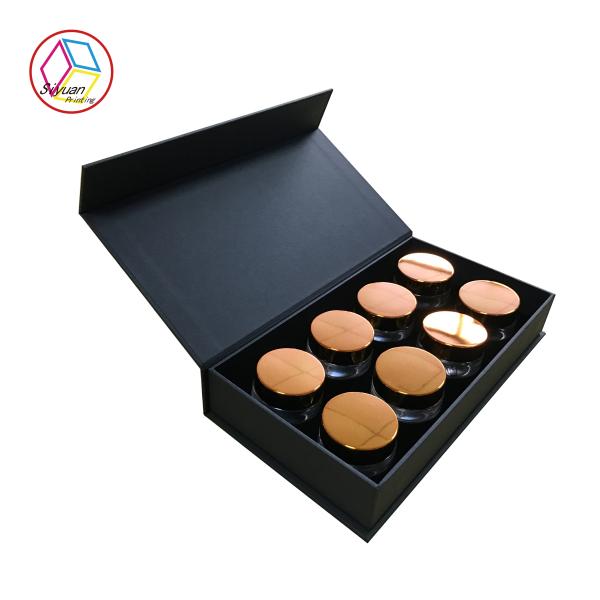 Matte Lamination Clamshell Cosmetic Paper Box For Bottled Face Cream Package