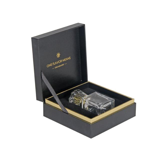 10-14 Days Production Time Customized Beauty Perfume Bottle Box with Gold Hot Stamp Logo
