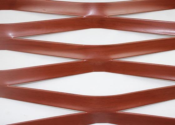 Skidproof Aluminium Expanded Metal Mesh Sheet 10mm Thickness For Wall Covering
